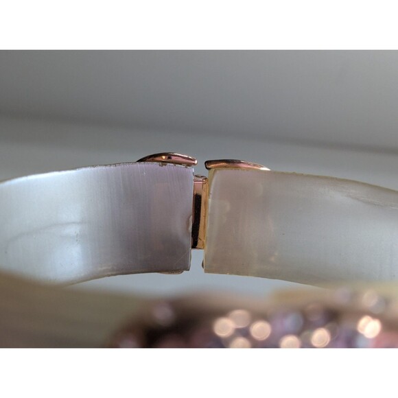 Unsigned Alexis Bittar Hinged Bangle Bracelet - Picture 11 of 11